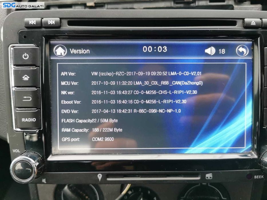 Navigatie Radio CD Player Aftermarket Volkswagen Golf 5 2004 - 2009 [M3790]