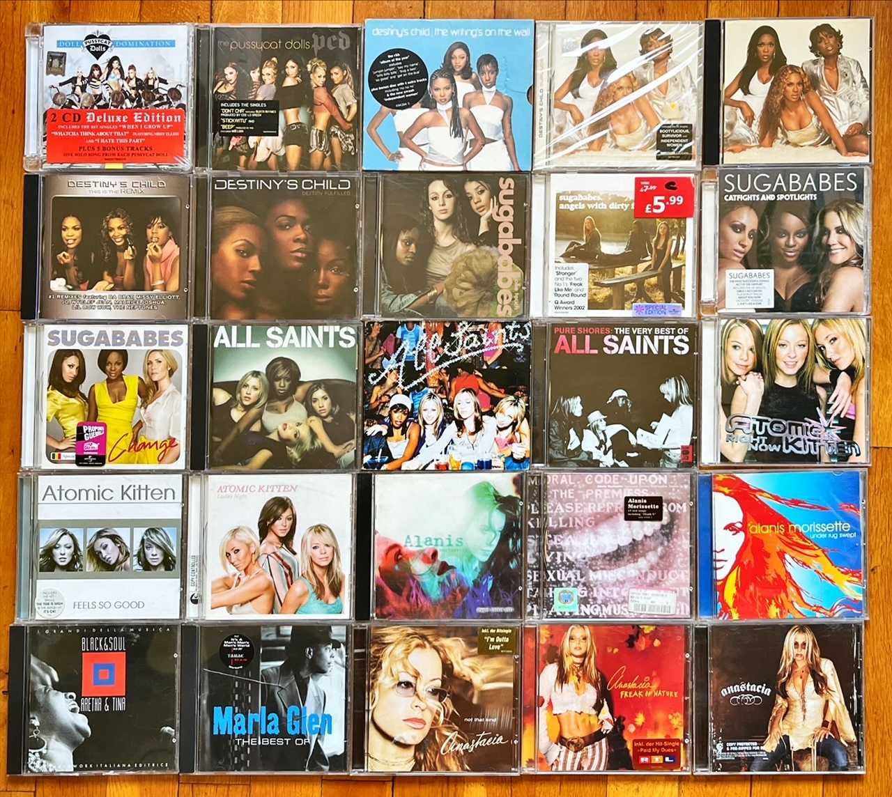 CD orig voci feminine: Destiny's Child, All Saints, Morissette, Midler