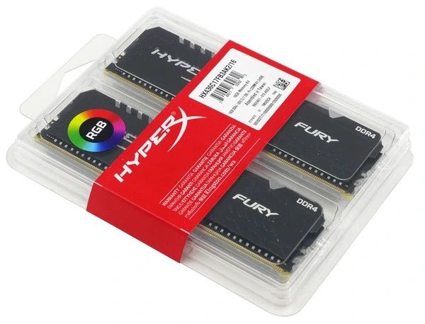16 ГБ DDR4 Kingston HyperX Fury RGB