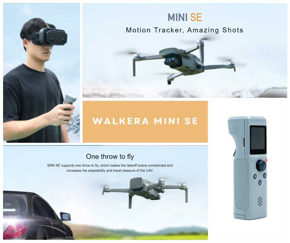 Walkera Mini SE Combo, 4 км,30 мин.,FPV очила и гласово упр., радио вр
