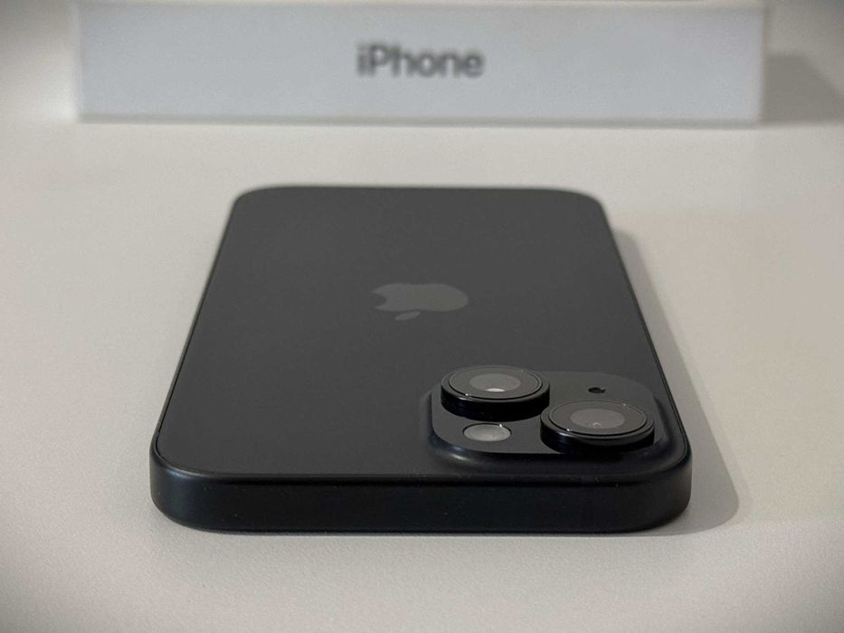 Бартер!Като НОВ! 90% Бат. iPhone 15 Black (Черен)