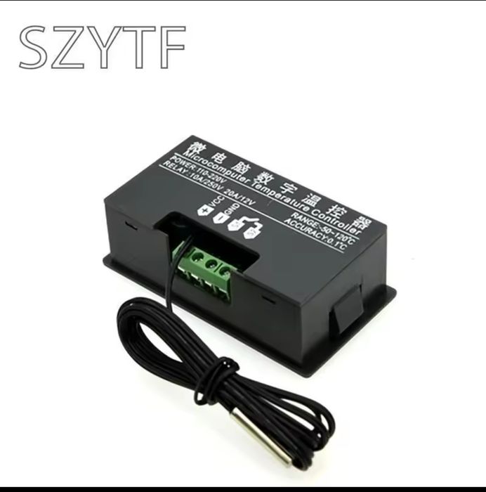 Termostat temperatura digital 12V, 24V, 220V cu sonda minim maxim
