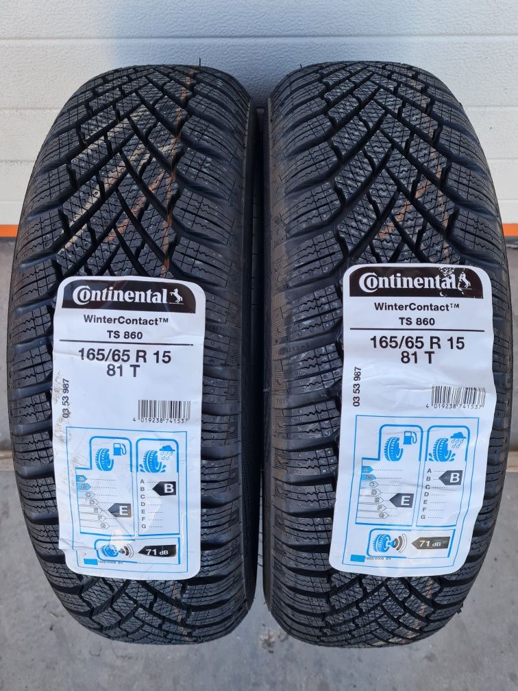 Нови зимни гуми 2 броя CONTINENTAL WinterContact TS860 165 65 R15