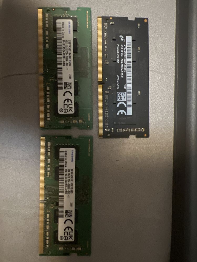 Memorii 4gb ram ddr 4 pc4 2666 ,macbook compatiblie, vand sau schimb