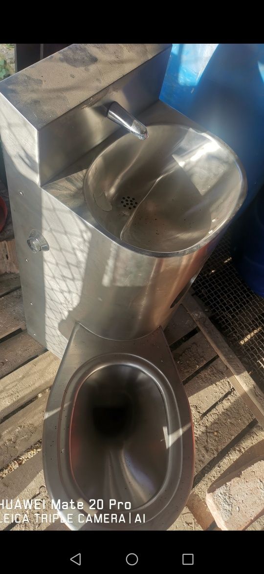 Wc lavoar inox antivandalism