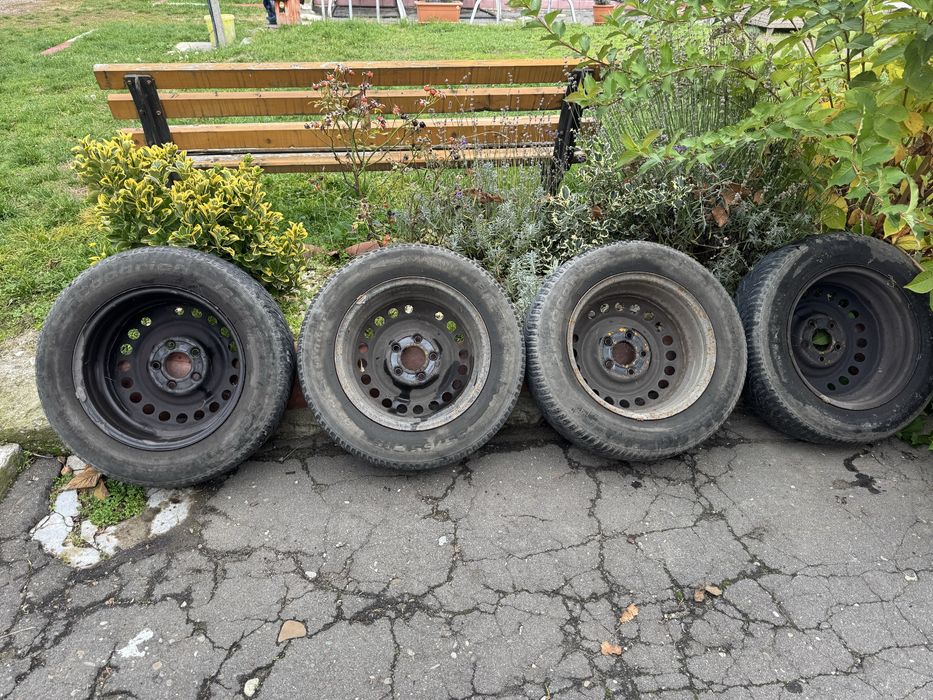 Set roti jante otel anvelope iarna 195 65 R15 Hyundai i30 PD 2017-2025