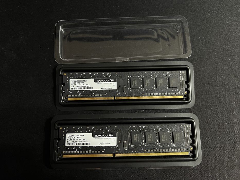 Оперативная память 4GB DDR3 1600 и 1333