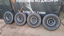 16" 5Х112мм VW, Audi Джанти със Зимни гуми 205/55/16 Bridgestone 5x112