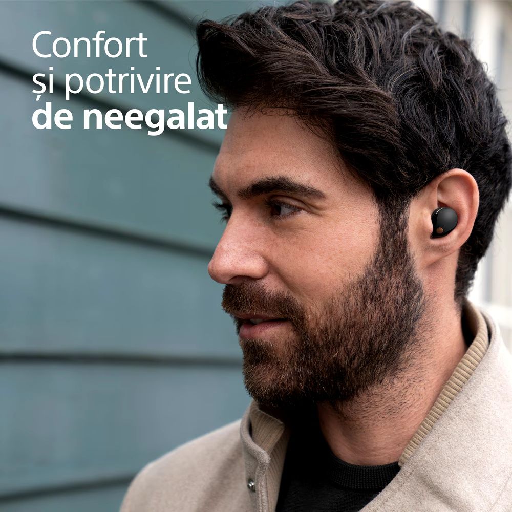 Casti In-Ear Sony wireless,Bluetooth,Noise cancell,autonomie 8 ore Noi