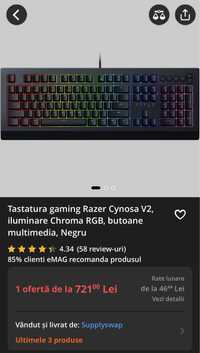 Tastatura Razer Cynosa V2