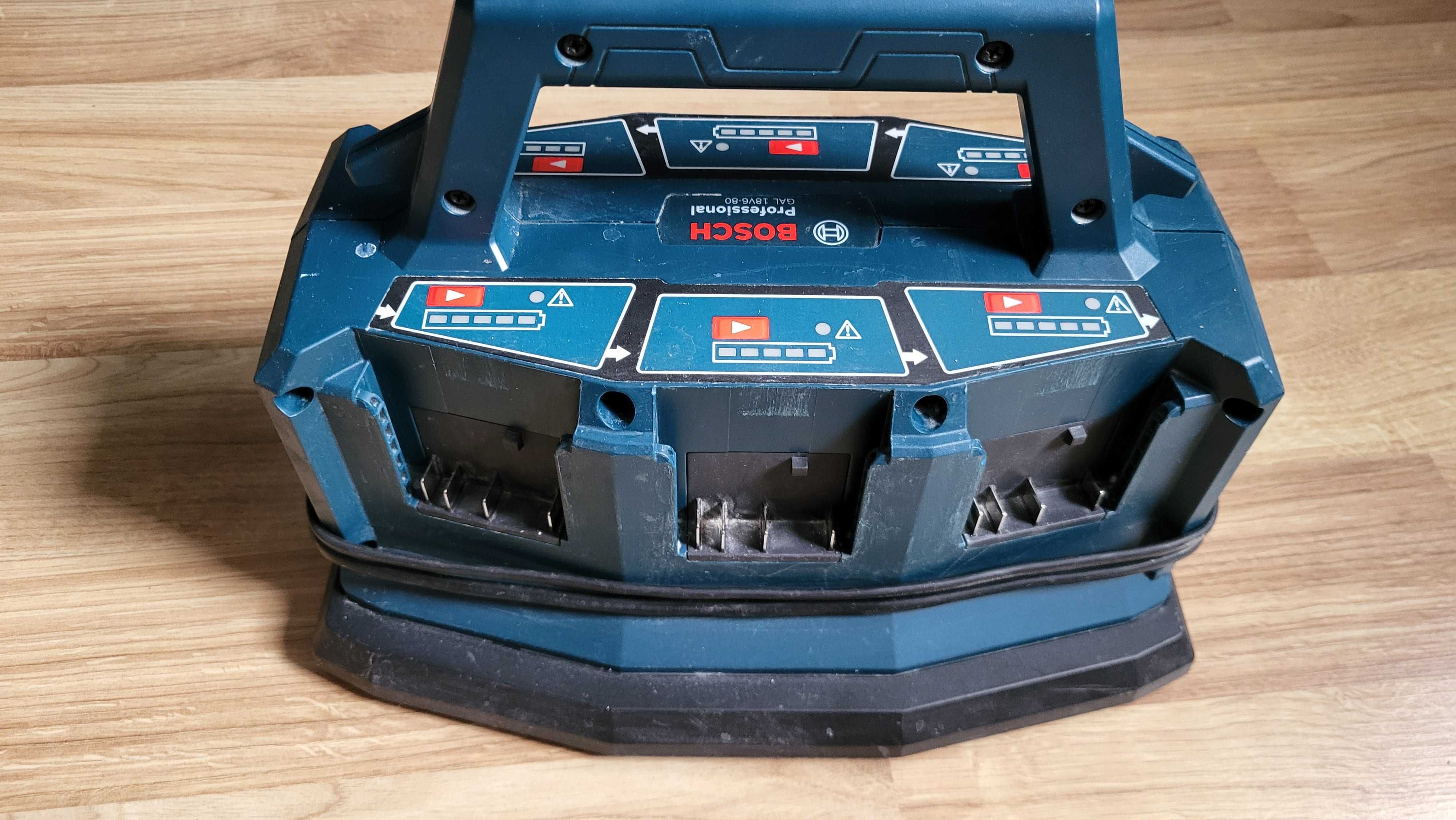Bosch Incarcator rapid 6 porturi GAL 18V6-80 fuctional
