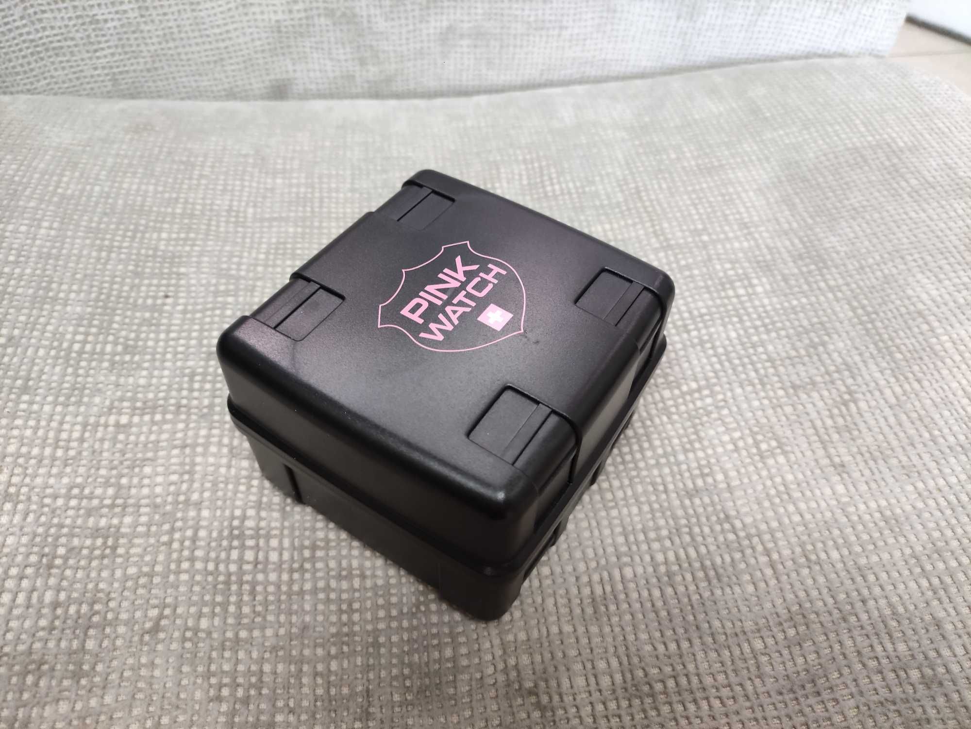 НОВ Pink Watch - BIG 48 - Swiss made Ronda 5030D