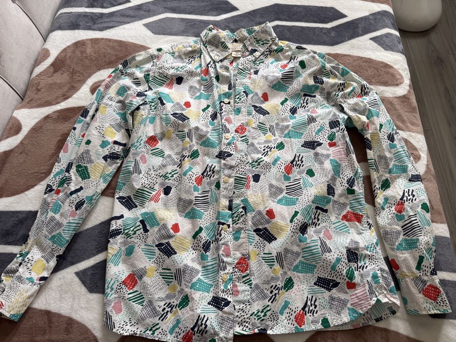 Cămaşă H&M ‘Label of Graded Goods’ L.O.G.G White