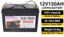 НОВ lifepo4 соларен тягов акумулатор 12v 120Ah.