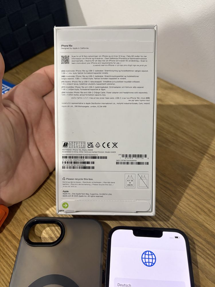 Iphone 16E 256GB Гаранция 24м.