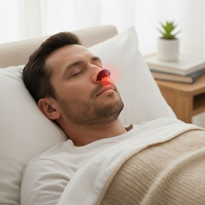 Уред за лечение на ринит и синузит чрез лазерна терапия