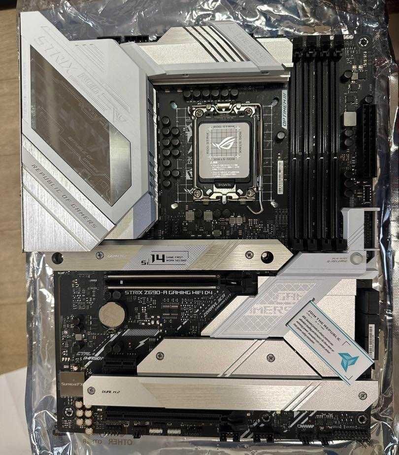 Kit i5 14600k + ASUS ROG STRIX Z690-A GAMING WIFI D4 + 1TB Ssd M.2