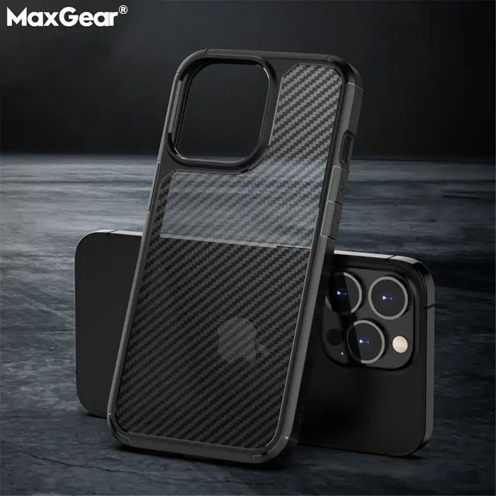 Iphone 12/13/14/PRO/MAX/PLUS - Husa Spate PC Line Margine Anti Drop