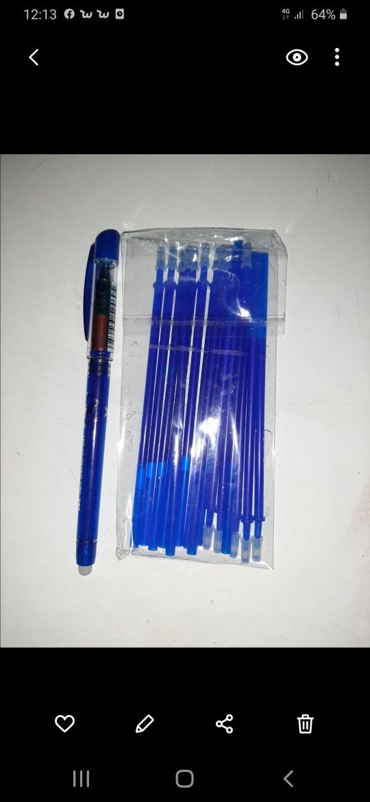 Set pix pilot Erasable plus 20 rezerve .