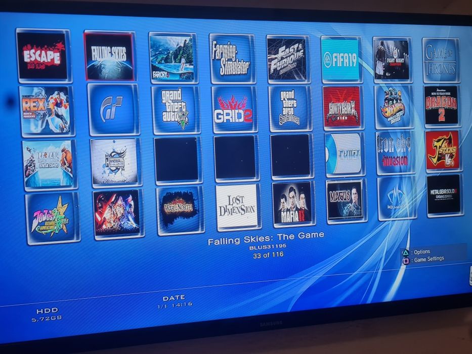 Ps 3 cu 115 jocuri 500gb 2 manete PRET FIX