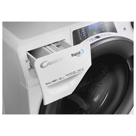 Нова инверторна пералня със сушилня Candy RPW 41066BWMR8-S, 10/6 кг