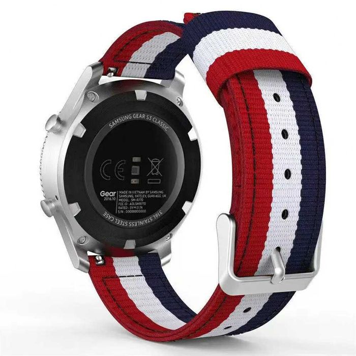 Curea textila 20mm snartwatch Samsung Galaxy Huawei GT Amazfit Garmin