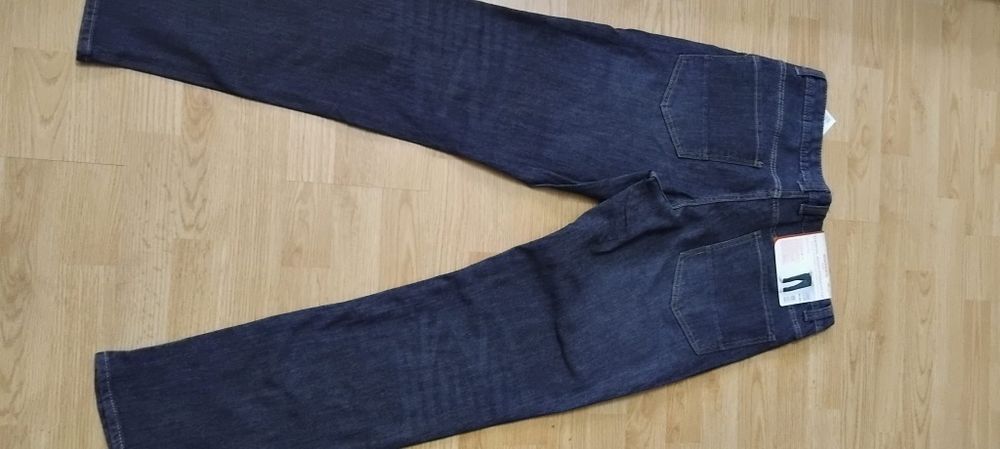 Blugi termo barbati L/34,noi cu etichetă