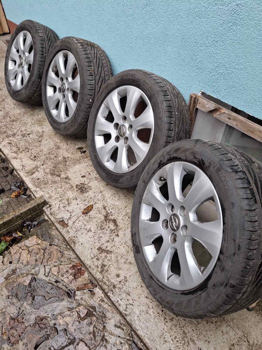 Продавам джанти 17 с гуми 5х120 опел