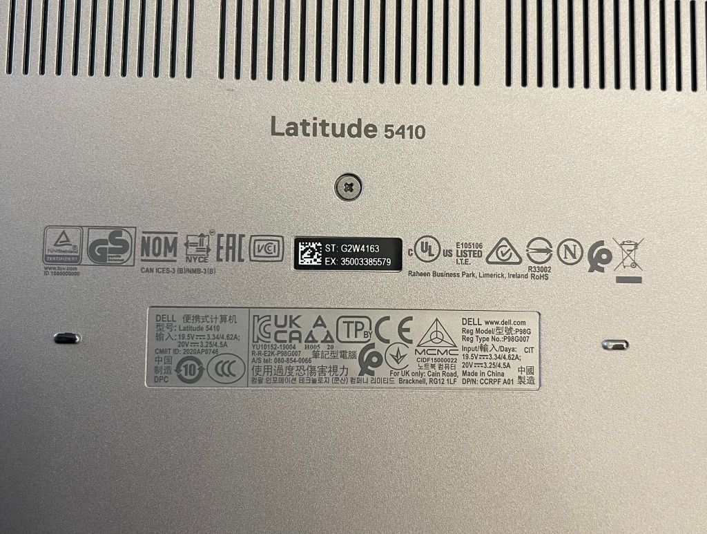 Dell Latitude 5410 Amanet BKG