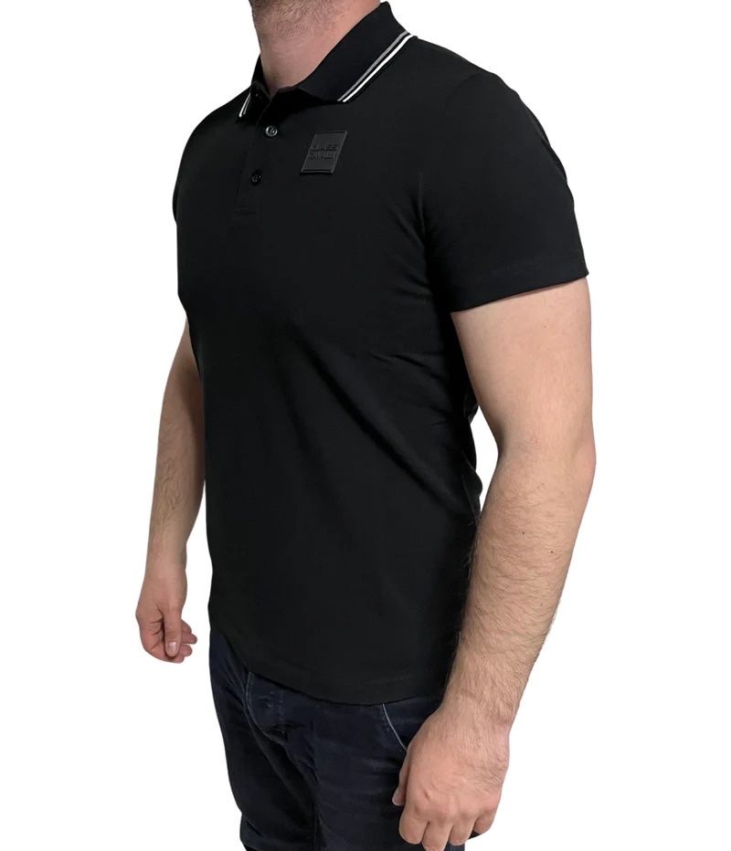 Оригинална мъжка поло тениска Cavalli Class OXT61L-JD060_NERO