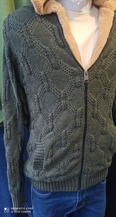 Суитчър жилетка с каракул - огр.. кличеество