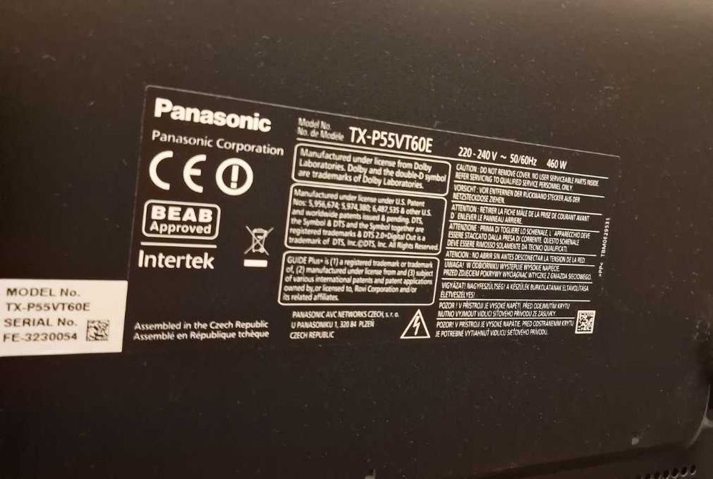 Televizor Panasonic TX-P55VT60E