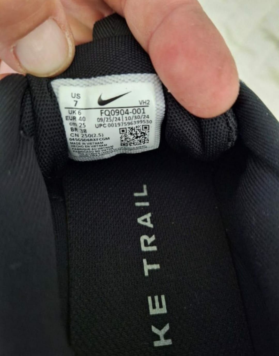 Adidasi Nike Trail nou 40