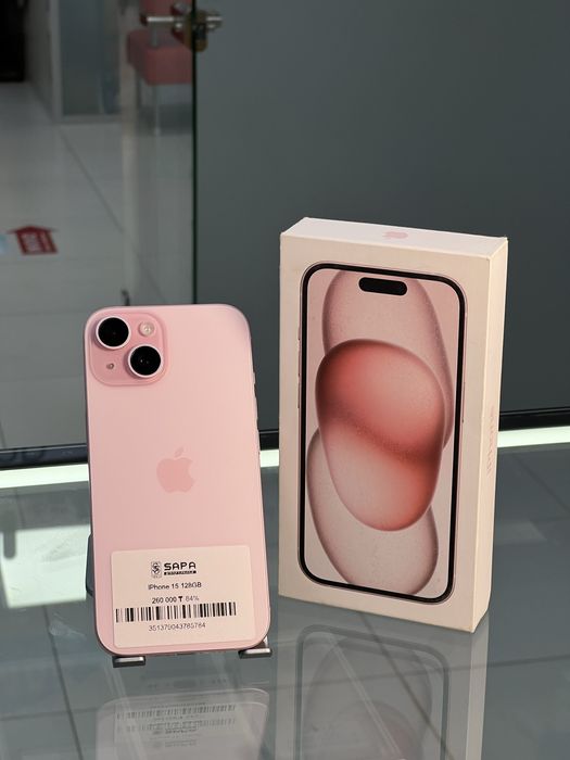 Айфон 15 розовый 85%