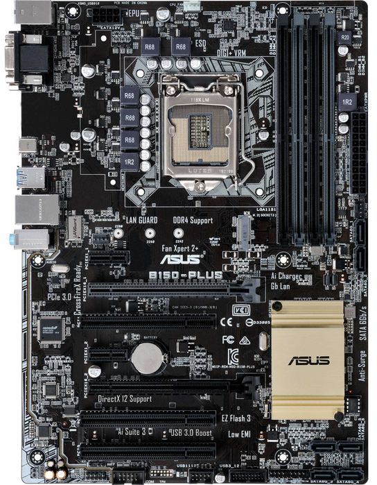 Дъно Дънна платка ASUS B150-PLUS LGA 1151 DDR4 до 64GB