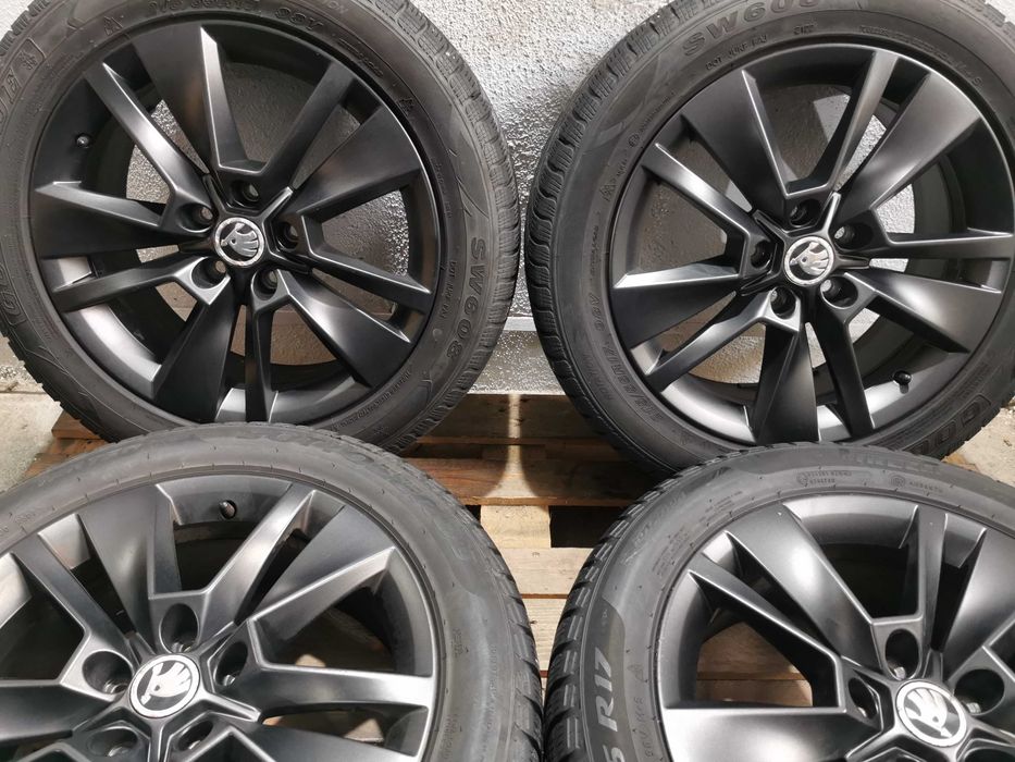 Jante Originale Skoda Karoq / Kodiaq . R 17 cu anvelope de iarna