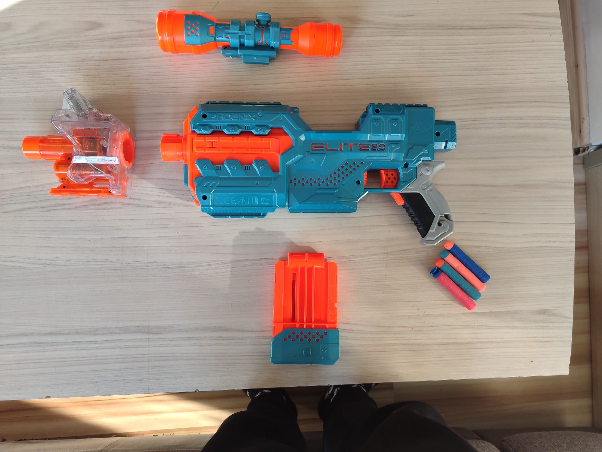 Пистолет играчка на Nerf Elite 2.0 Pheonix + NERF Elite DISRUPTIOR