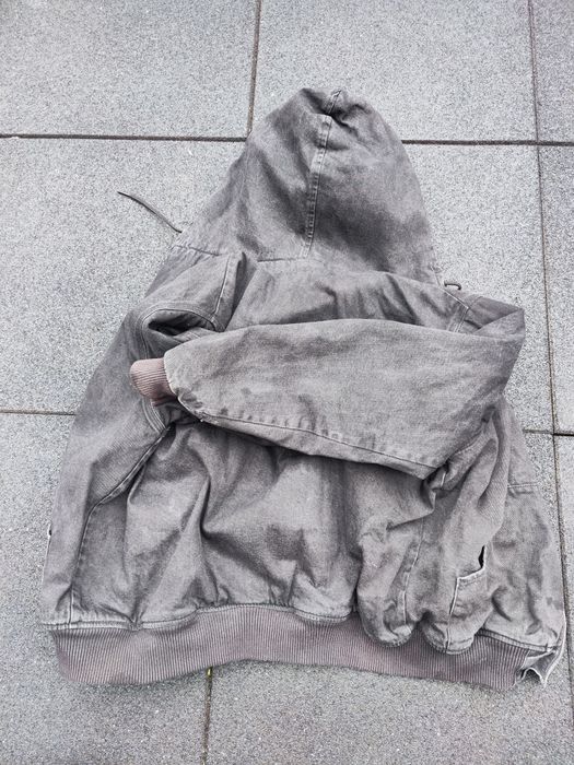 Geaca blugi Pull&Bear gluga imblanita M black