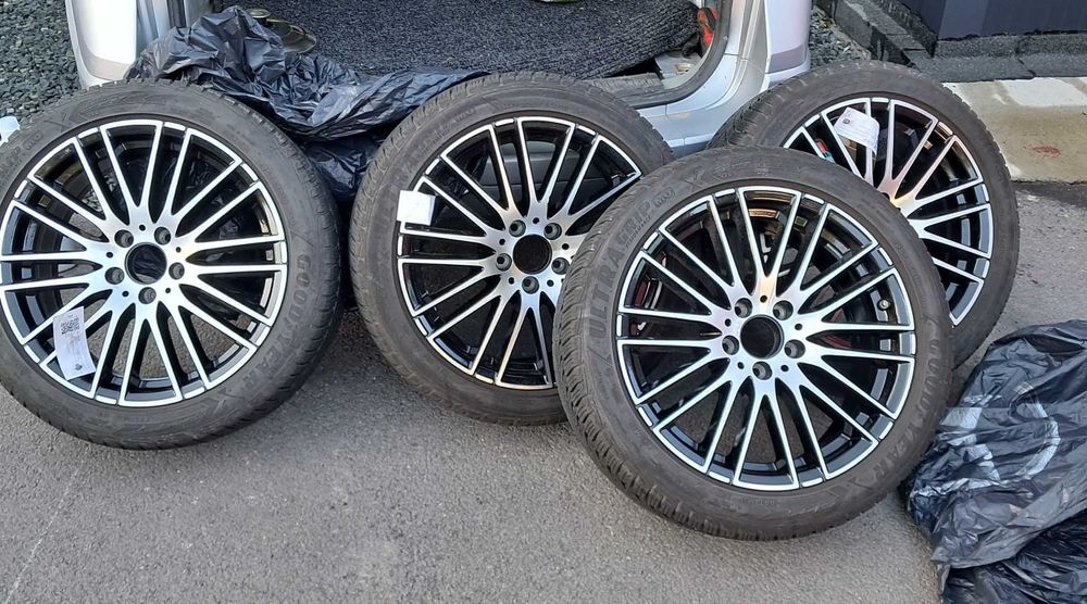 Jante Mercedes originale 18 cu anvelope de iarna