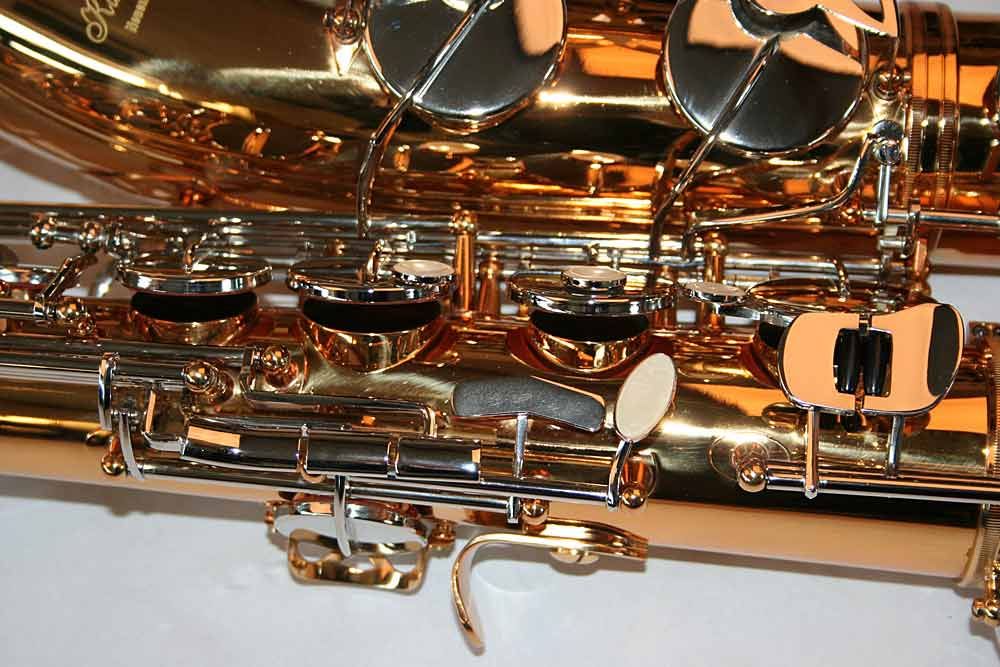 Tenor Saxofon AURIU+ARGINTIU SAX curbat Karl Glaser Sax Saxophone Si b