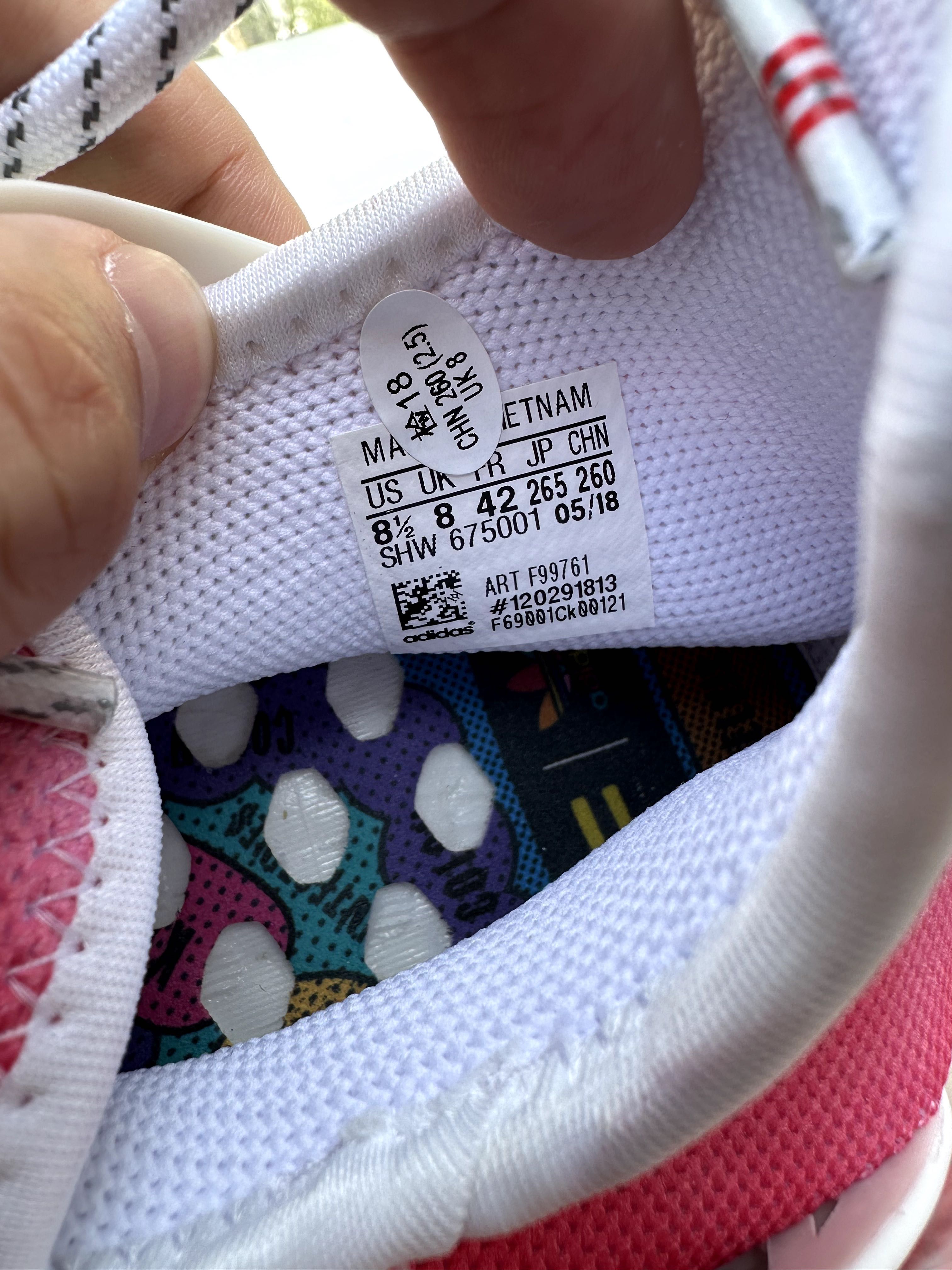 Кроссовки Adidas x Pharrell NMD Hu Holi лимитированные EUR 42 CM 26.5