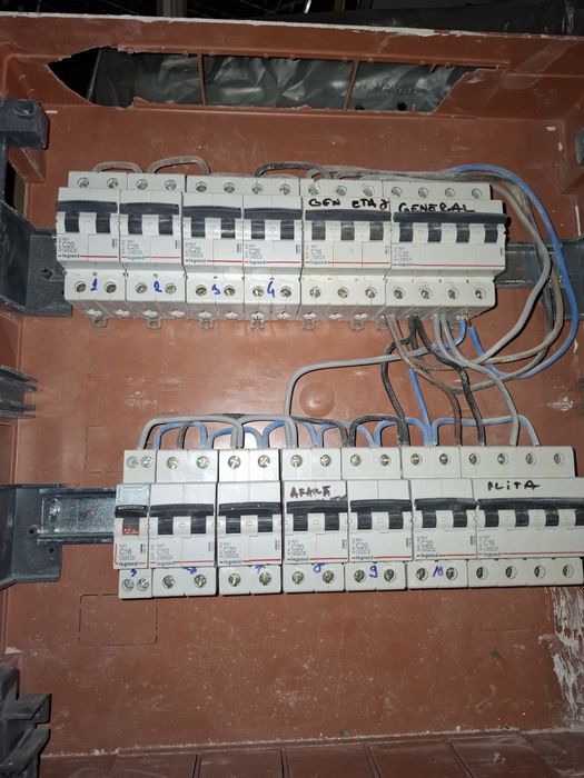 Tablou electric gewiss 2x18 cu sigurante legrand