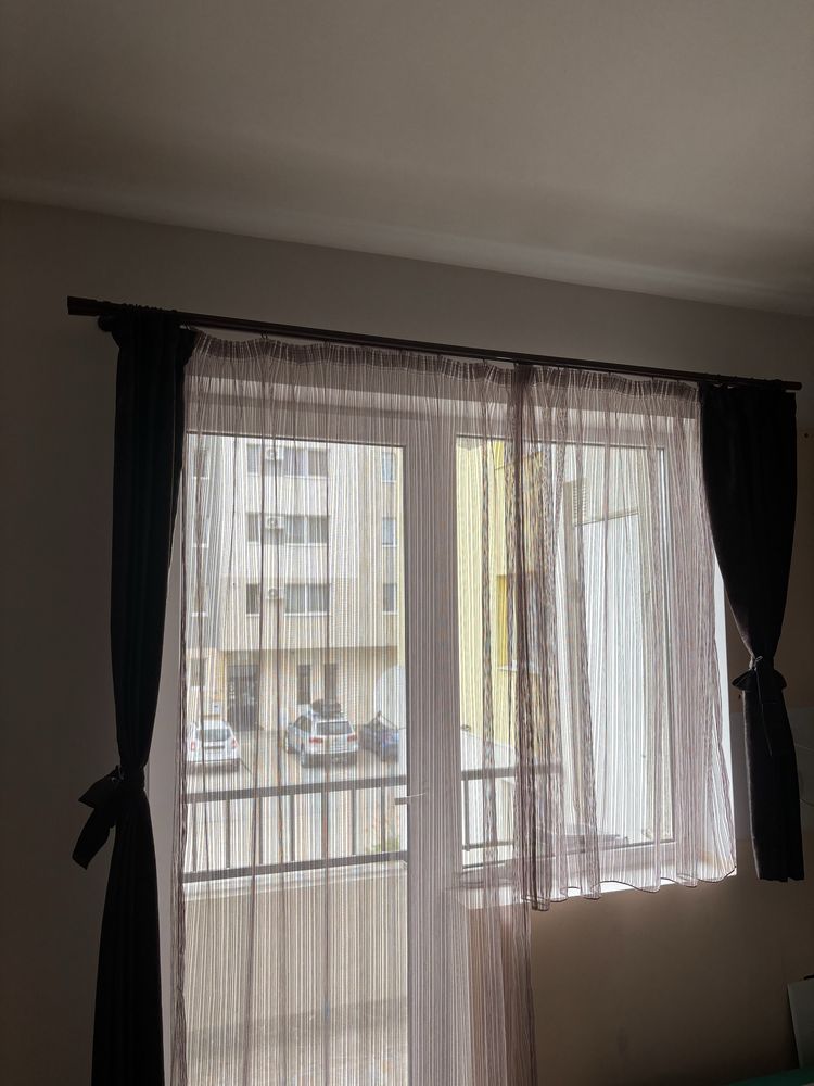 Perdele + draperie cu galerie Maxim Textil
