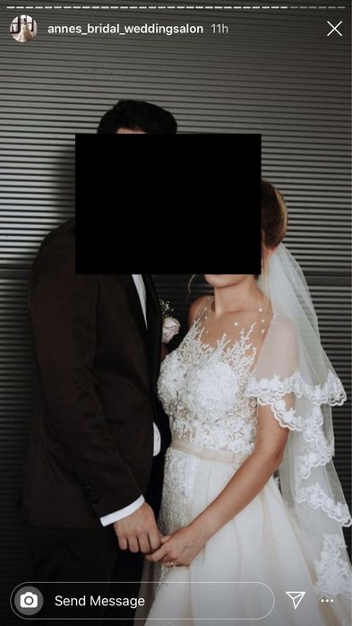 Rochie de mireasa Milla Nova cu trena detasabila