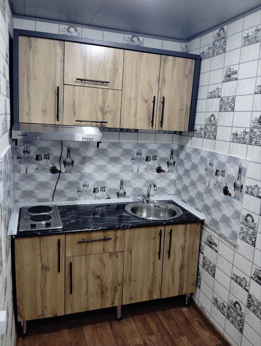 1 ком квартиру Сергели Спутнике в деревянном доме новый ремонт огород