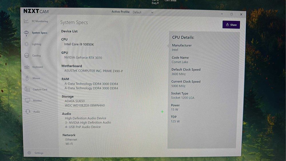 Kit i9 10850k z490 32gb ddr4