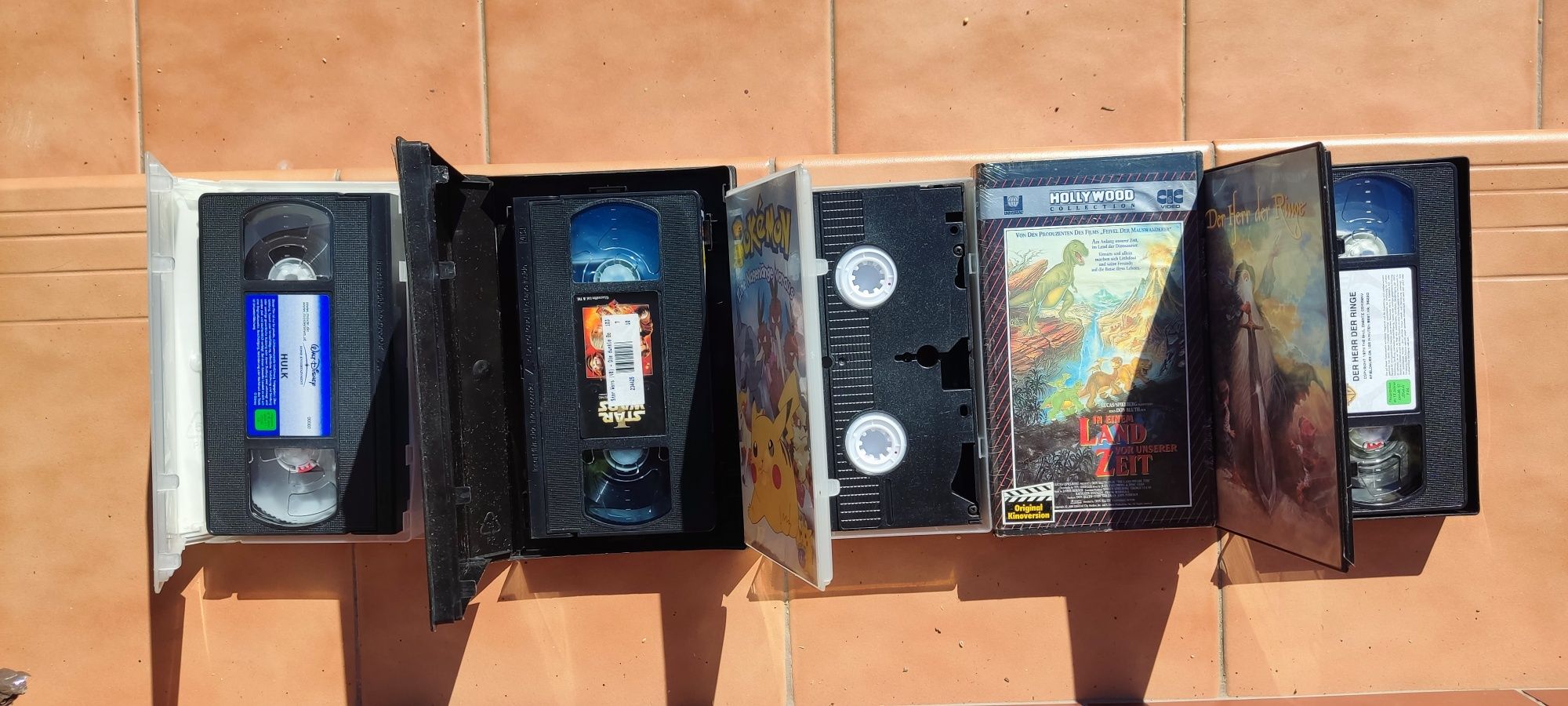 Filme VHS Hulk, Pokemon, Star Wars Stapanul inelelor