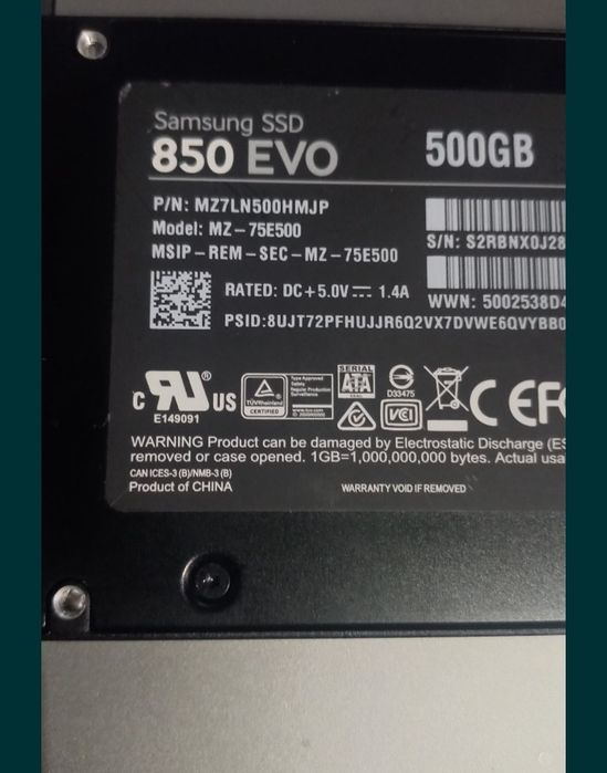 Ssd 500 gb samsung
