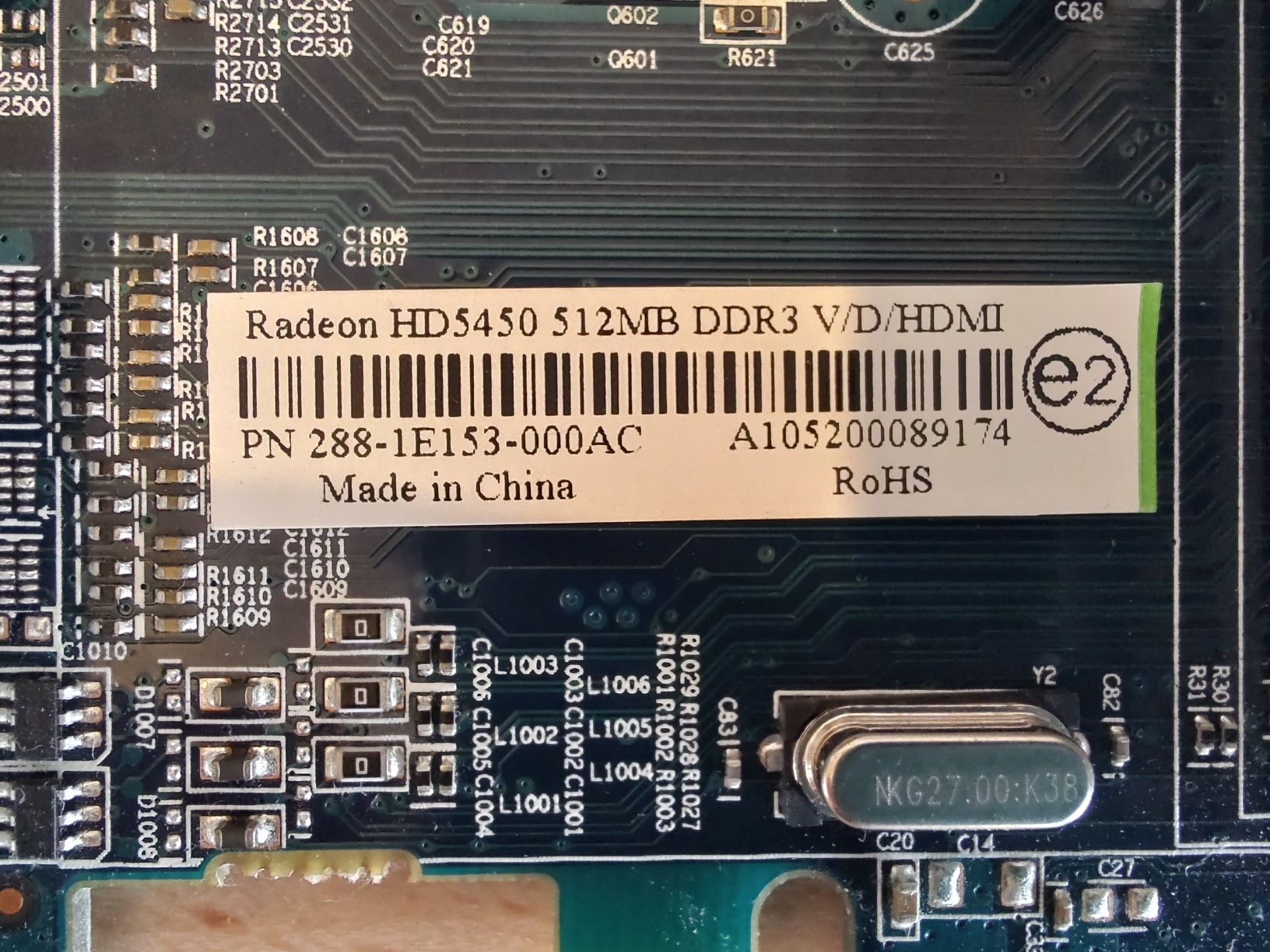 Placa video ATI Radeon HD 5450, 512MB, GDDR3, HDMI, DVI, PCI-E