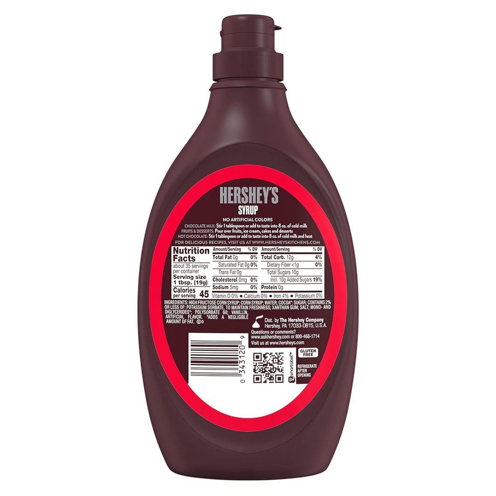 Hershey’s Syrup chocolate flavor (680gr)